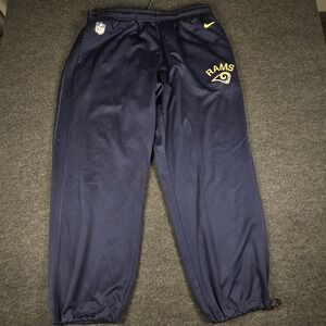 Nike NFL Los Angeles Rams Therma-Fit On Field Sweatpants Blue Gold Men's 3XL